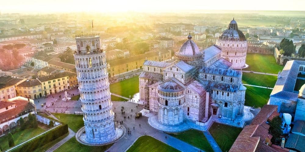 Unesco sites in Tuscany: Pisa with its Piazza del Duomo